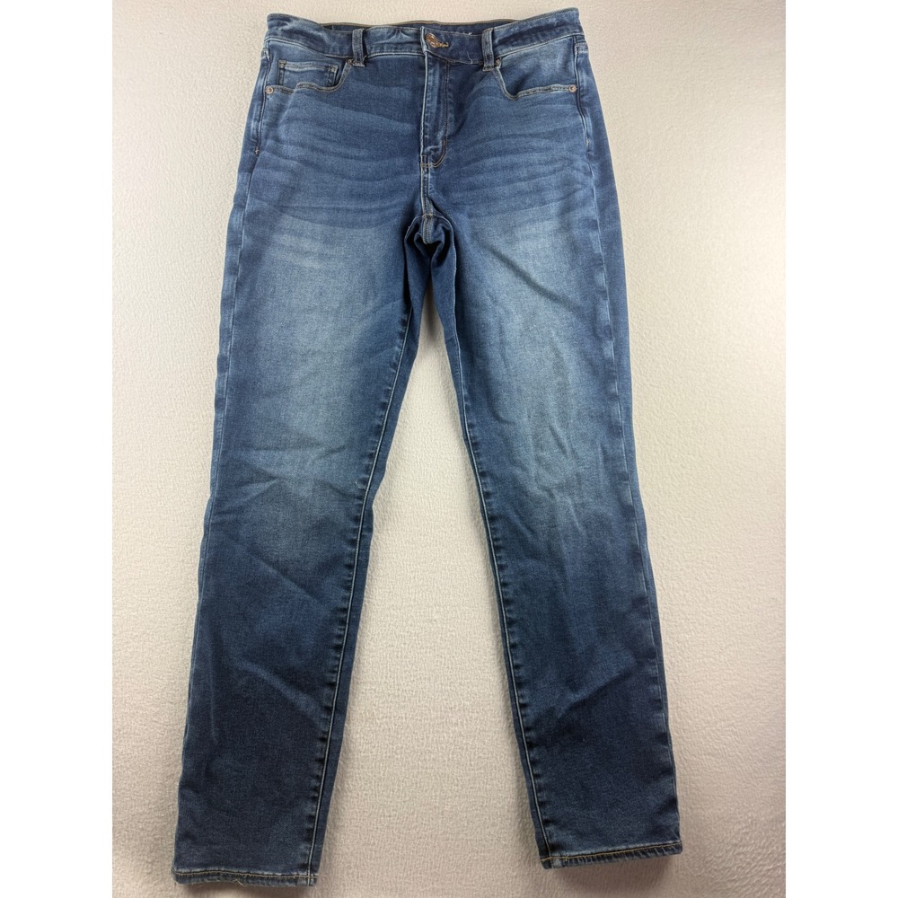 American Eagle Ne(x)t Level Stretch Hi-Rise Skinny Jeans Medium Wash 14 Long